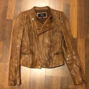 Zara Leather Moto Jacket